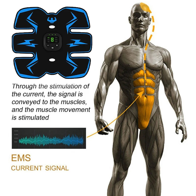 EMS Estimulador Muscular Sem Fio