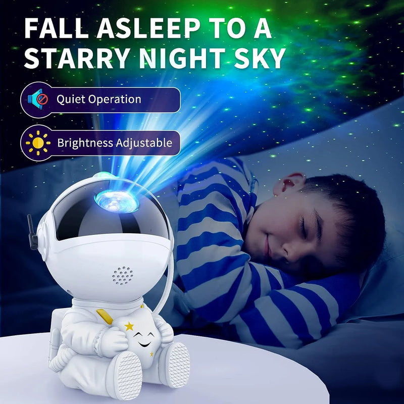 Astronauta Projetor Galaxy Night Light
